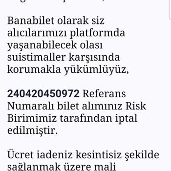 Banabilet.com Nasıl Mağdur Ediyor!