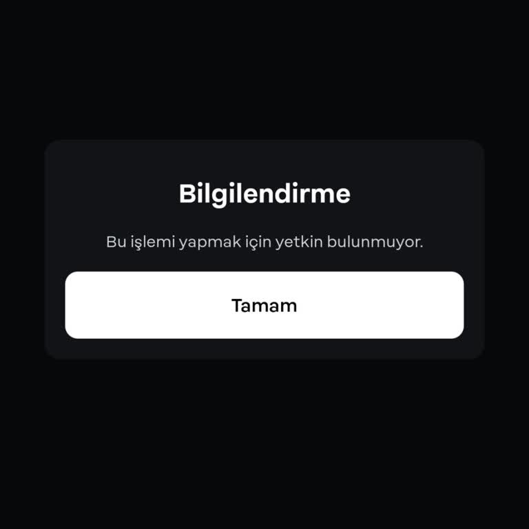 Papara Bu İşlemi Yapmak İçin Yetkin Bulunmuyor.