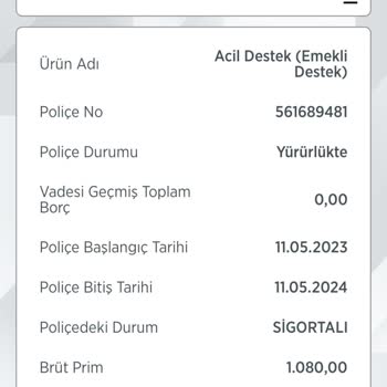 Türkiye Sigorta Hayat Dışı Sigorta Poliçelerinin Yenilenmesini İstemiyorum