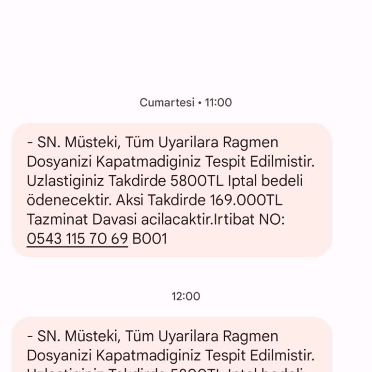 ERESTA (SMS) Eresta Uzlaştırma Dosyası