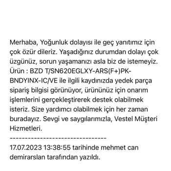 Vestel Marka Sürekli Bozulan Buzdolabı
