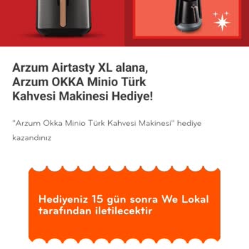 Arzum Kazandığım Hediye Ürünü Göndermiyor. Mağdur Oldum