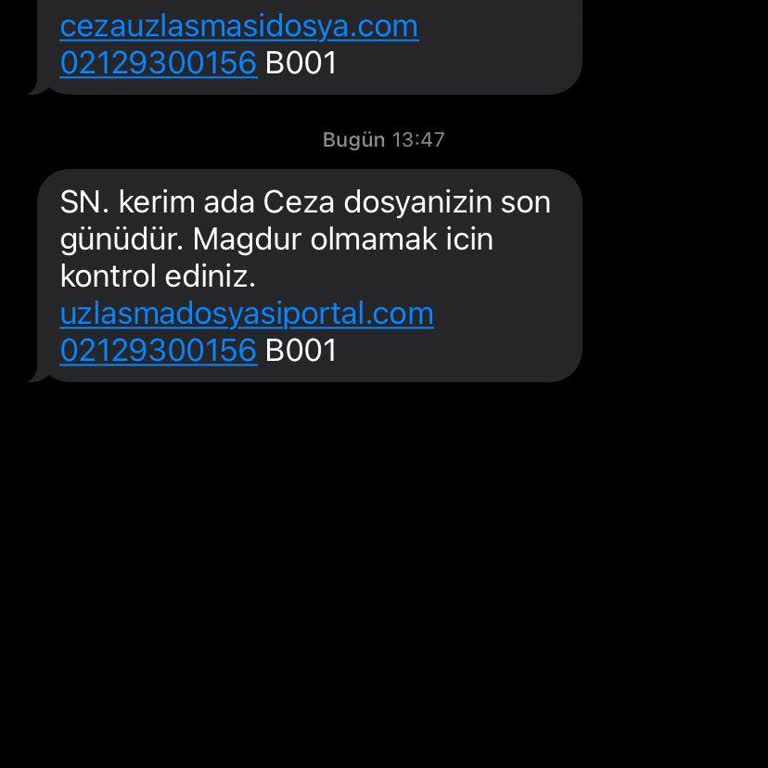 ERESTA (SMS) Eresta Mesaj Geldi