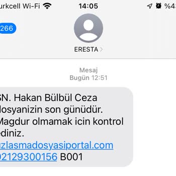 ERESTA (SMS) Erasta Bağlantım Yok Ama Dosyam Var Deniliyor Saçmalık Ötesi