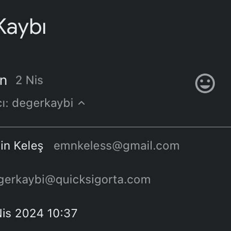 Quick Sigorta Değer Kaybı Dönüş Yapılmıyor