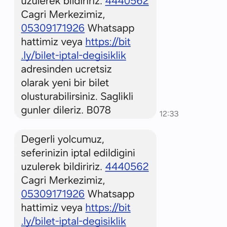 Kamil Koç Sefer İptalleri Güven Vermiyor.