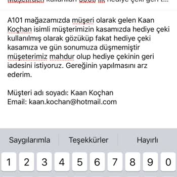 Pluxee Türkiye Hediye Çeki Problemi