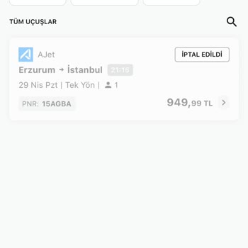 Enuygun.com Bilet İptali Sonrası Düşük İade Tutarıyla Karşılaşma