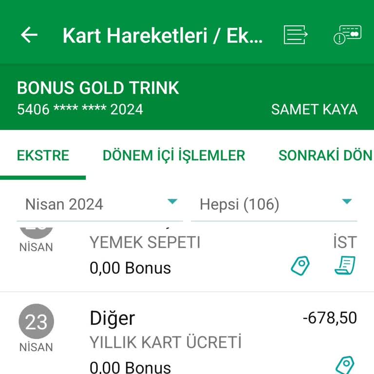 Garanti BBVA Aidat Ücreti İadesi HKK...