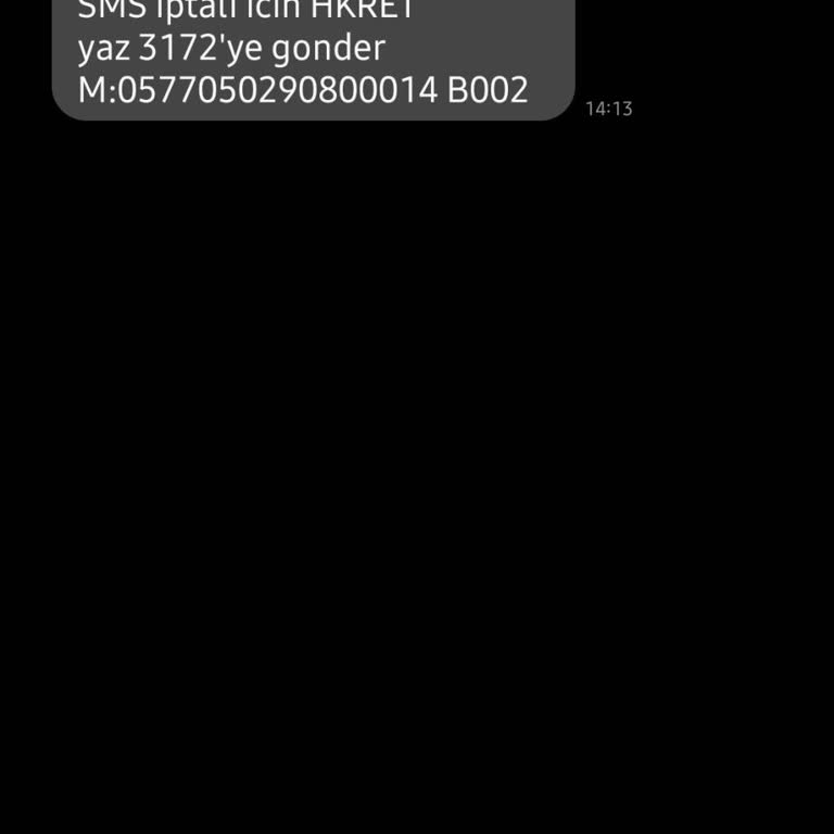 Hesap Kurdu Artık Mesaj Göndermeyin