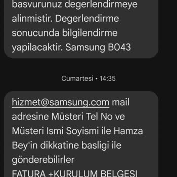 Yeni Alınan 75 İnç Samsung Televizyon