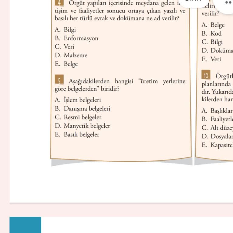 AÖF Konu Kitapları Soru Hatası