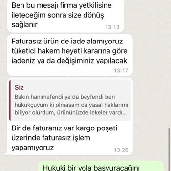 Atölye Hub İsimli Firma İademi Gerçekleştirmiyor.