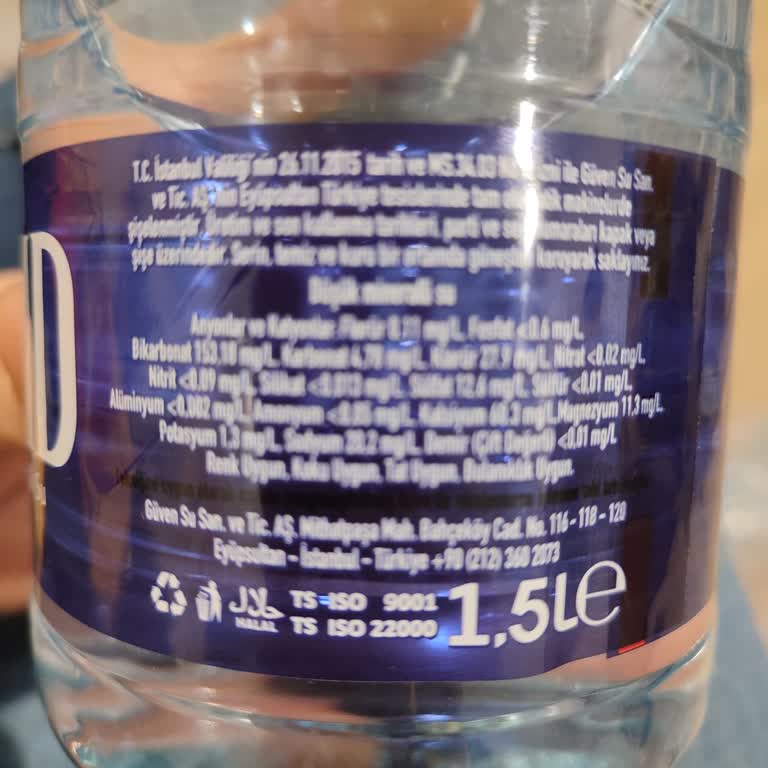 A101 Hmd Su PH Değeri