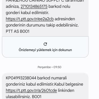 PTT Kargo Çin'den Daha Yavaş!