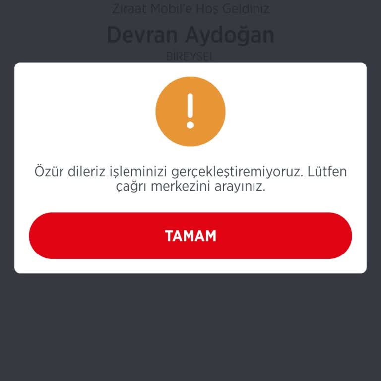 Ziraat Bankası Mobil Bankacılık Erişim Engeli Ve Mağduriyetim