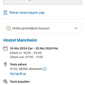 Booking.com Hostel Mannheim Reservierung misslungen, Rezeption geschlossen, keine Rückerstattung