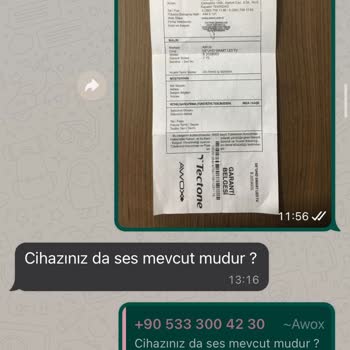 Awox TV Garantisi Yok