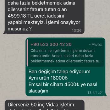 Awox TV Garantisi Yok