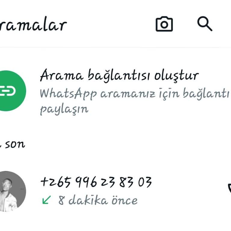 WhatsApp Üzerinden Yabancı Numara İle Tarafımın Aranması