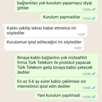 Çayeli Türk Telekom İnternet Bağlamamak