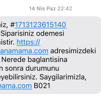 Ormana Mama Ürün Teslimatının Yapılmaması