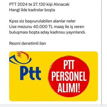 Kamuilan.org.tr Kpssiz PTT Alımı Yalanı