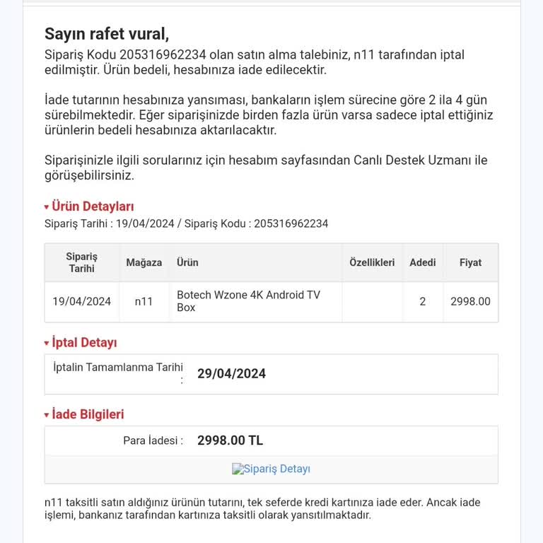 N11 Sebepsiz Mağdur Etti.