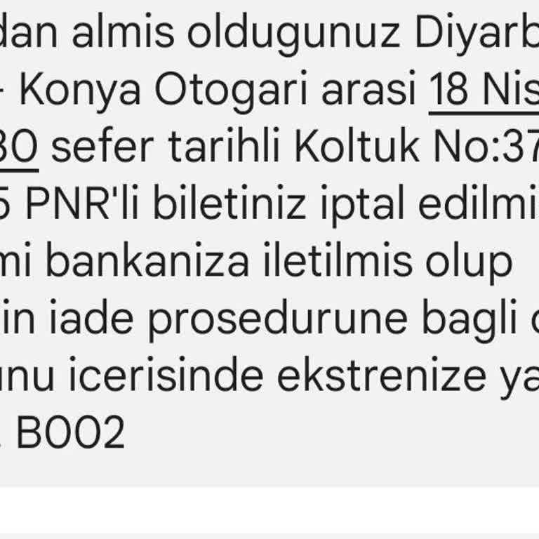 Metro Turizm İptal Edilen Biletin İadesini Yapmıyor!