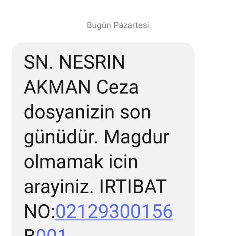 ERESTA (SMS) Eresta SMS Şikayet