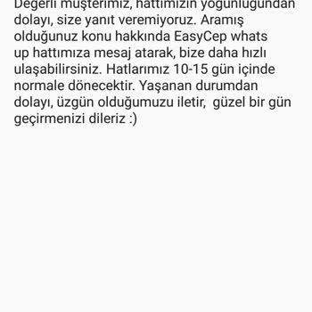 EasyCep Telefonum Ve Param Kullanılıyor