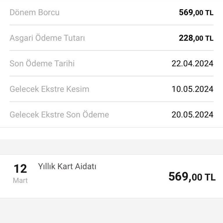 VakıfBank Yıllık Kart Aidatı