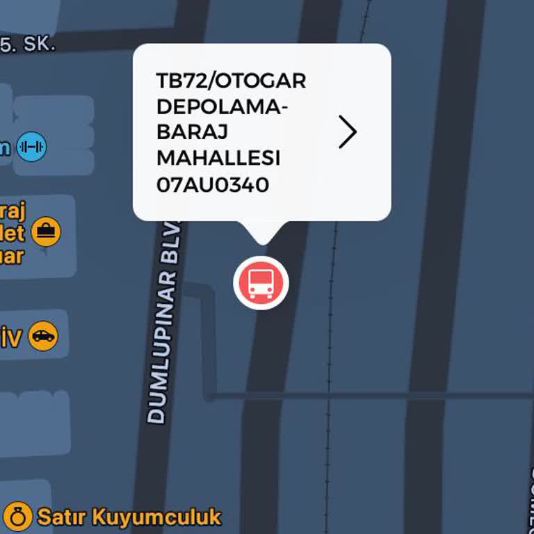 Antalya Büyükşehir Belediyesi 10619 Durak Tb72