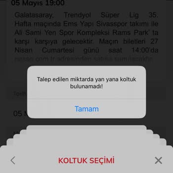 Passolig Güncellemesi Ve Koltuk Sorunu