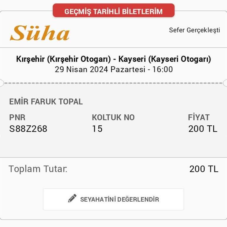 Obilet Bilet İadesi Sorunu