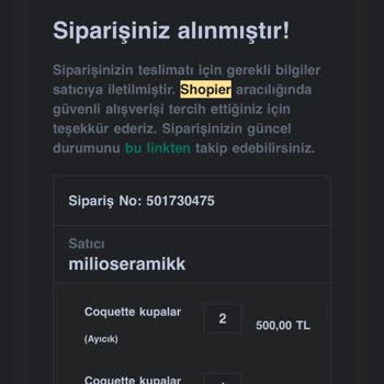 Shopier İade Yapılmadı, Ürün Kargolanmadı