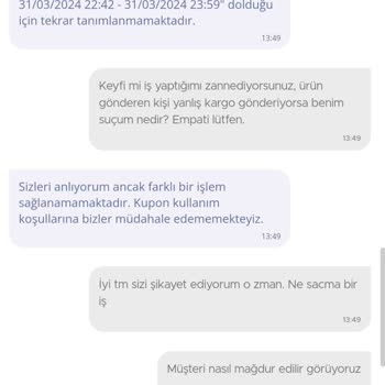 Odesa Ayakkabı N11 Mağazası Satıcılarının Hatasını Müşteriye Yıkıyor