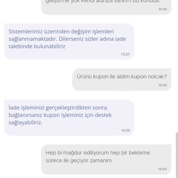Odesa Ayakkabı N11 Mağazası Satıcılarının Hatasını Müşteriye Yıkıyor