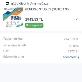 GittiGidiyor Online Alışveriş Platformlarında Yaşanan Mağduriyet