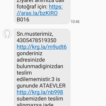 Aras Kargo Adrese Gelmeden Geldim Yoktunuz Diyor Ve Kargomuz Gelmiyor