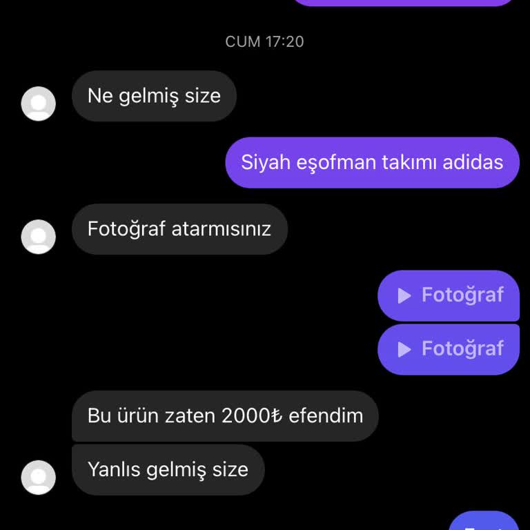 Yunbey İnşaat Elroy Wears Sipariş Verdim İade Yazmadılar Herkese Aynı Ürün Gitmiş