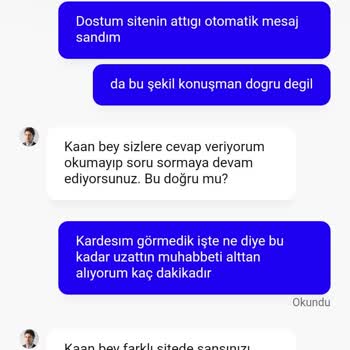 Radabet Saygısız Temsilci İletişimi Ve Müşteri Memnuniyetsizliği