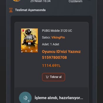Vikingpin.com Uc Hesaba Yüklenmemesi
