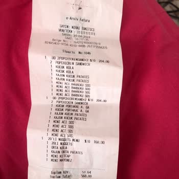 Popeyes Popchicken Sandwich Eksik Malzemeliydi.