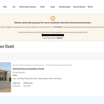 Setur Y. Dışı Otel Rezervasyonu Mağduriyeti, Ödemesi Var, Hizmet Yok!