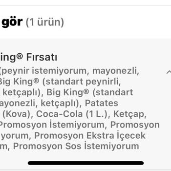 Burger King Hatalı Sipariş Gönderimi