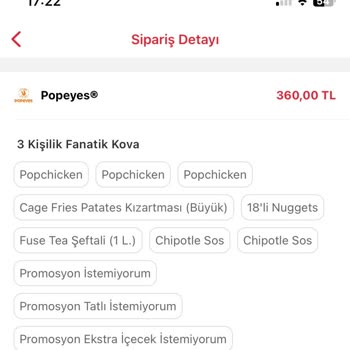 Popeyes Soğuk Ve Yanlış Sipariş Hayal Kırıklığı