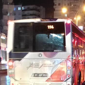 Adana Büyükşehir Belediyesi 114 Belediye Otobüsü Katlanır Bisikletimi Otobüse Almadı Yağmurda