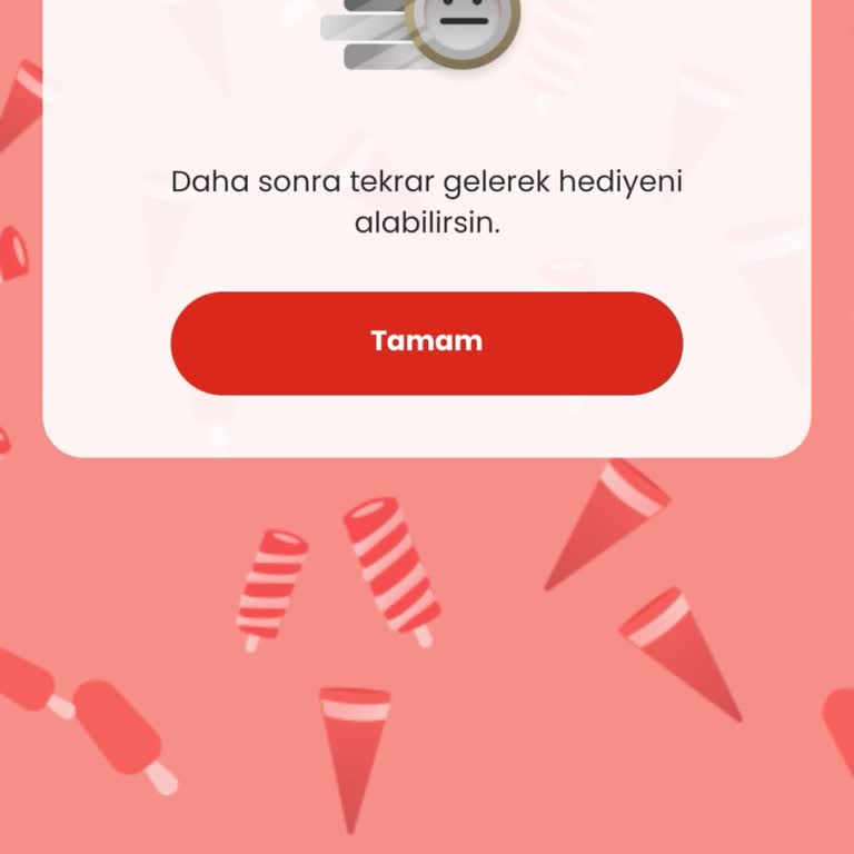 Algida Uygulamasında Kod Giremiyorum