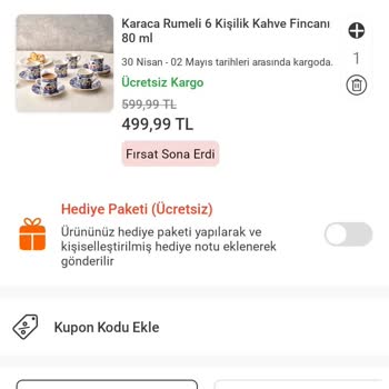 Karaca Züccaciye Karaca Sepete Atılınca Fiyat Yükseltti